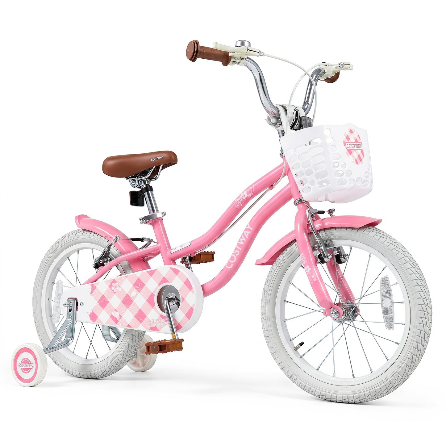 Kids Bike, Children's Training Bicycle | Toddler Bike with Height Adjustable Handlebar & Seat
