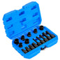 16pcs Impact Brake Caliper Socket Set with Engines and Hubs of Most Car Brands