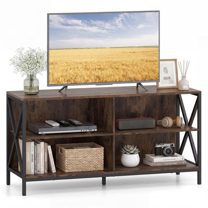 TV Unit for 55 Inch TVs, 120cm TV Stand Cabinet
