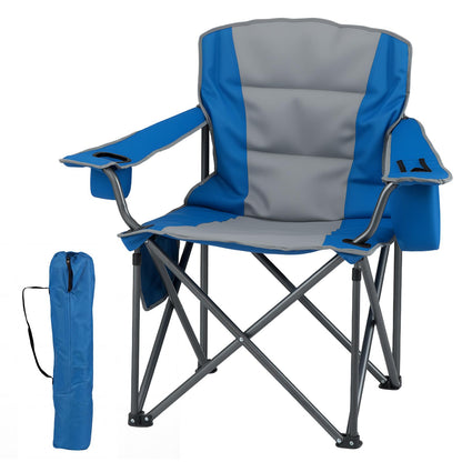 180kg Oversized Camping Chair, Portable Folding Chair with Carrying Bag
