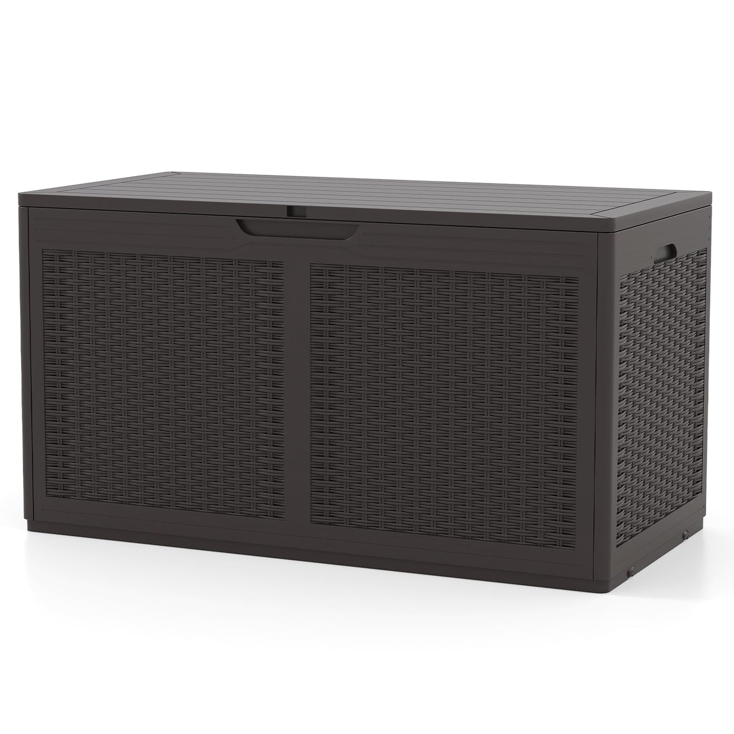 380L Resin Deck Box with Lockable Lid and Wheels