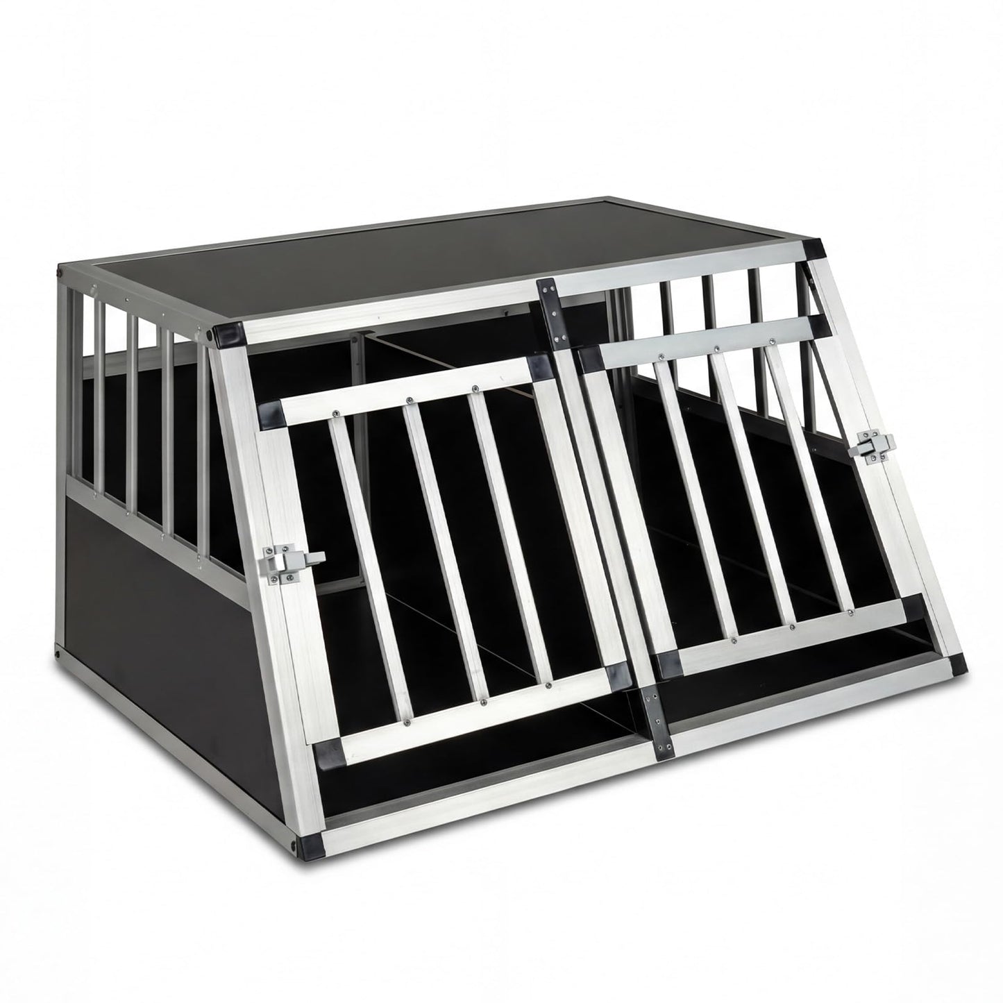Aluminum Dog Transport Box with Lockable Door
