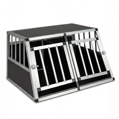 Aluminum Dog Transport Box with Lockable Door