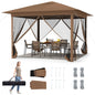 Pop up Gazebo, UPF50+ Sun-Protective Height Adjustable Pavilion Canopy Tent