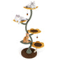 Cat Tree, 175cm Tall Cat Tower with 4 Flower-shaped Platforms
