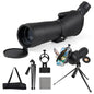 20-60x60 HD Spotting Scope with Tripod and Phone Adapter for Birds