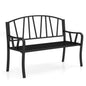 Outdoor Furniture Metal Frame Loveseat Park Bench