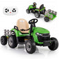 24V Ride on Tractor with Tiltable and Detachable Trailer Battery Powered Electric Tractor