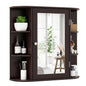 3 Tier Mirrored Wall Mounted Bathroom Cabinet