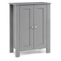 Bathroom Storage Cabinet, Freestanding Storage Cupboard with Double Doors
