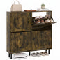 Narrow Shoe Cabinet with 4 Flip Drawers