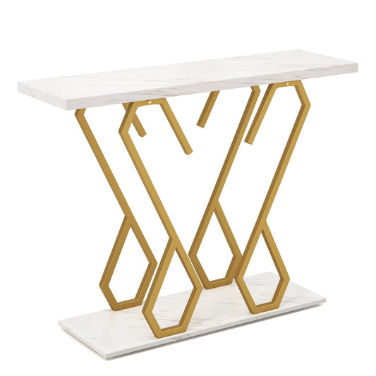 Narrow Entryway Table with Anti tipping Device for Hallway