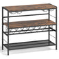 104 CM Wine Rack with 4 Glass Holders