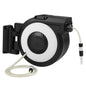 30M Retractable Hose Reel, Wall Mounted Garden Hose with 2 M Lead in Hose