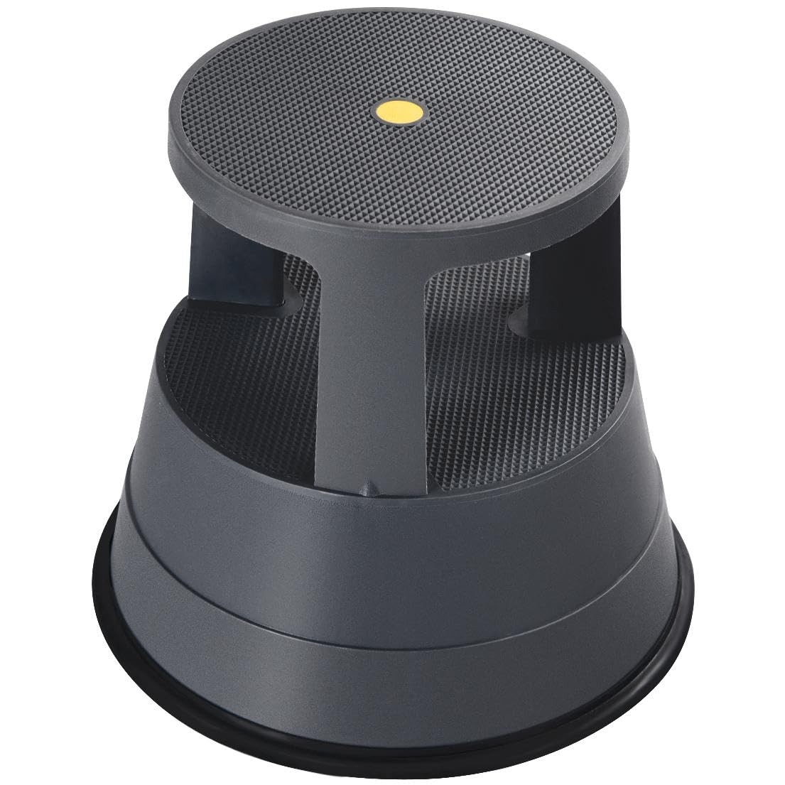 GiantexUK Step Stool, Round Rolling Kick Stool with Retractable Wheels