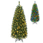 5/6/7FT Pre-lit Christmas Tree, Hinged Xmas Tree