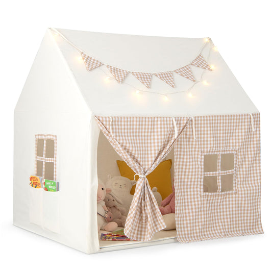 Indoor Large Playhouse with Mat for Boys & Girls