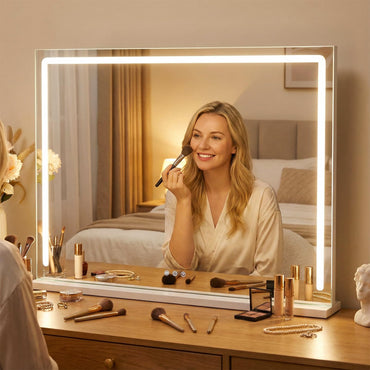 Hollywood Vanity Mirror with Lights and Adjustable Brightness