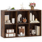6-Cube Bookcase 3-Tier Storage Organizer with Anti-Tipping Kits for Living Room Study