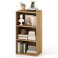 3-Tier Bookcase (42 x 29.5 x 80 cm,White) | Wooden Compact Storage Bookshelf
