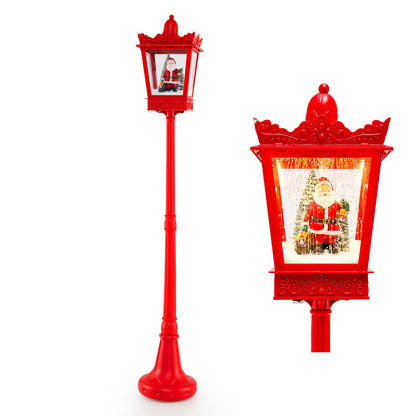 Christmas Street Lamp, Musical Festive Lamp Post with LED Lights