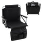 Foldable Stadium Seat, Padded Camping Chair with Back Support