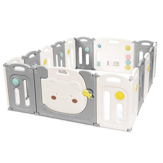 Toddler Playard Activity Center with Lockable Door