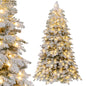 Pre-Lit Artificial Christmas Tree with Mixed Branch Tips