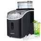 Ice Maker Countertop, 15kg/24H, 16Cubes/6 Mins, 13 Ice Thickness