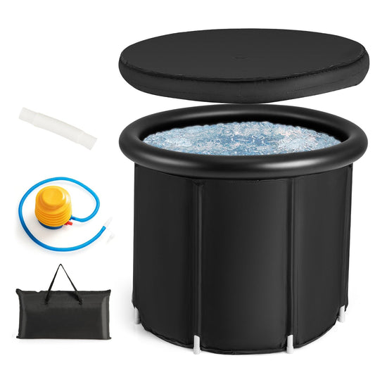 Ice Bath Tub, 400L Large Portable Outdoor Cold Plunge Pool Recovery Pod