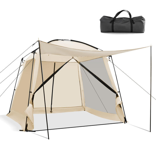 3 x 3m Screen Canopy Tent Large Sun Shade Tent with Vestibule
