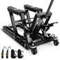 680KG Motorcycle Lift Jack with 4 Wheels and Footplates