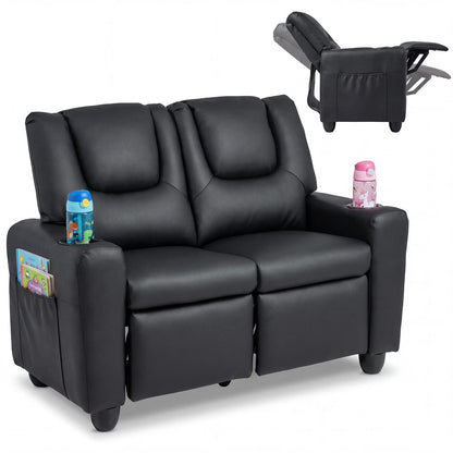 Kids Recliner Chair, 2-Seater Children Sofa