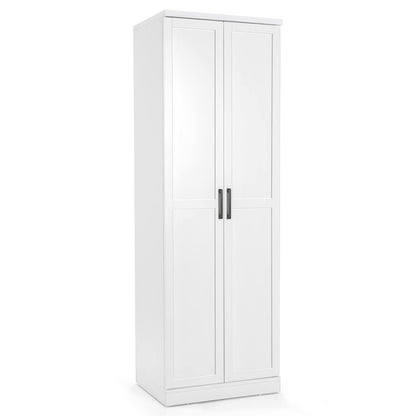 Wooden Storage Cabinet, Freestanding Tall Cupboard Sideboard