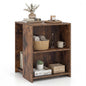 3-Tier Sofa Side Table, Square Nightstand End Table
