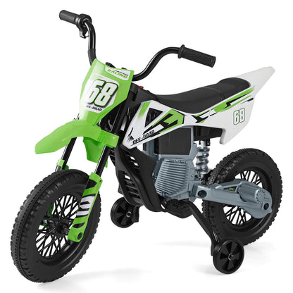 12V Kids Dirt Bike with Twist Throttle Grip Electric Motorcycle with Music