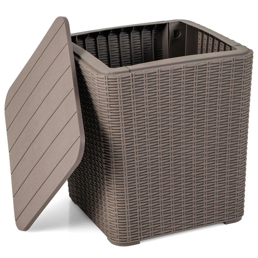 Waterproof Deck Boxes with Removable Sit-on Lid