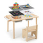 Sensory Table Set Kids Activity Table and Chair Set with Adjustable Height