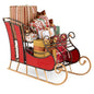 Christmas Santa Sleigh with 2-Tier Storage Shelf