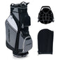 14-Way Lightweight Portable Golf Cart Bag with Cooler Bag