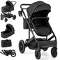 3-in-1 Newborn Stroller Folding Convertible High Landscape Toddler Stroller