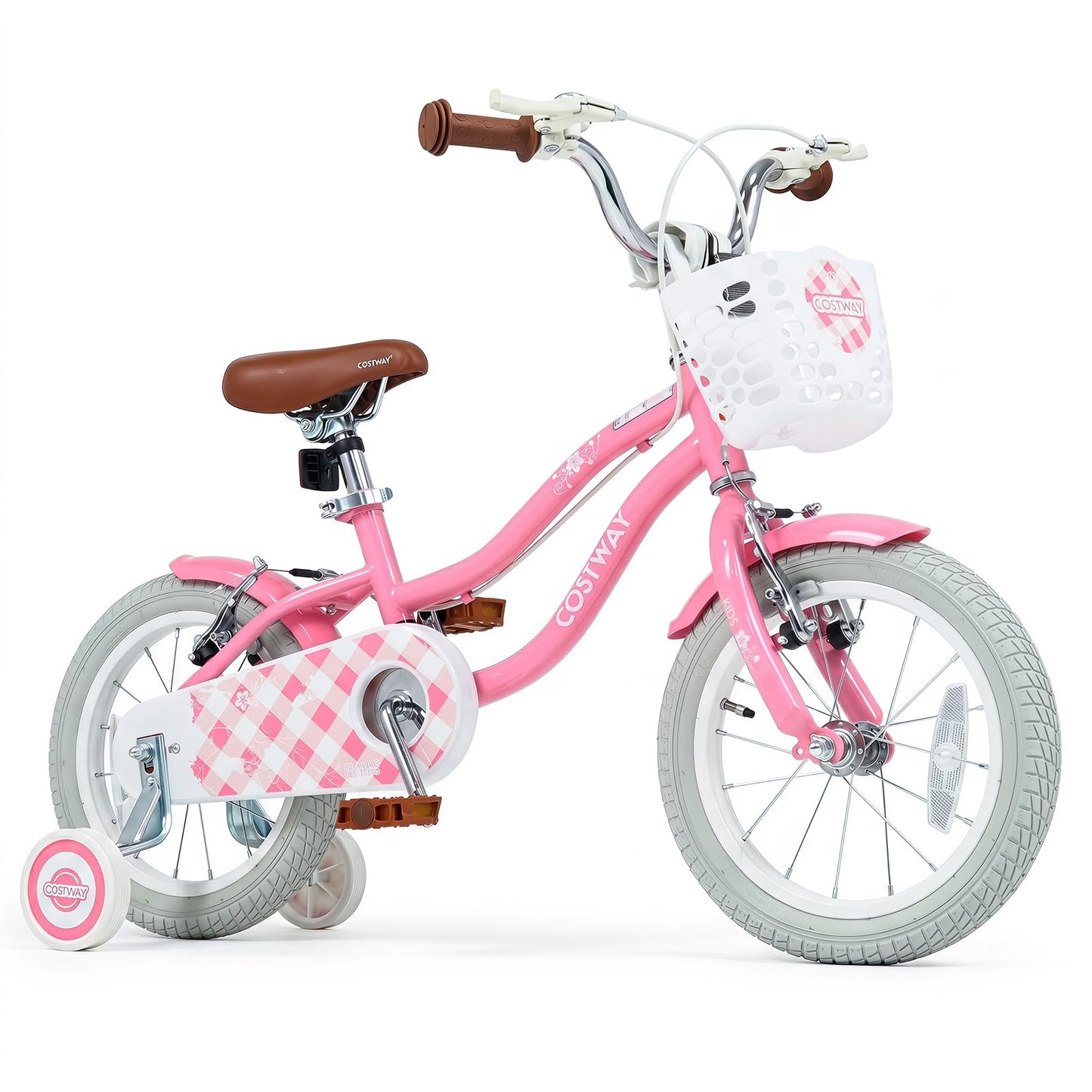 Kids Bike, Children's Training Bicycle | Toddler Bike with Height Adjustable Handlebar & Seat