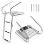 3-Step Telescoping Boat Ladder with Platform & Handrails