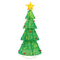 190 CM Lighted Collapsible Christmas Tree with 200 LED Warm Light