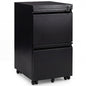 2/3-Drawers Mobile File Cabinet, Rolling Metal Filing Cabinet with 5 Casters and 2 Keys