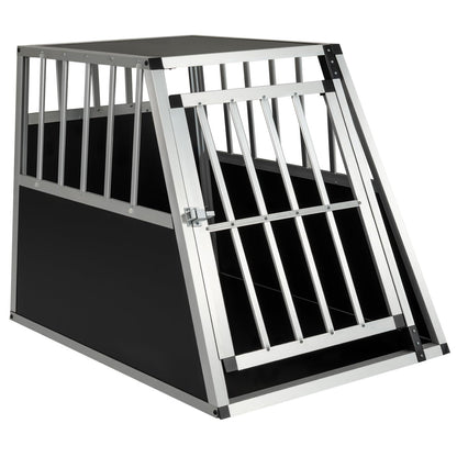 Aluminum Dog Transport Box with Lockable Door