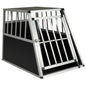 Aluminum Dog Transport Box with Lockable Door