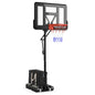 Outdoor Basketball Hoop System with Fillable Base and 2 Wheels