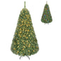 5FT Pre-Lit Artificial Christmas Tree, Hinged Xmas Tree