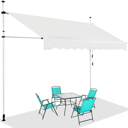 Telescopic Awning Sun Shade Retractable Canopy Sun Shelter for Window Balcony Garden
